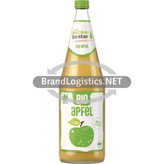 beckers bester BIO Naturland Apfelsaft naturtrüb 1 l
