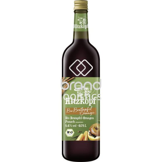 Bio Hitzkopf Bratapfel-Orangen-Punsch 5,4% vol. 0,75 l