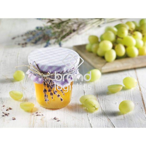 Weißwein-Trauben-Gelee mit Lavendel