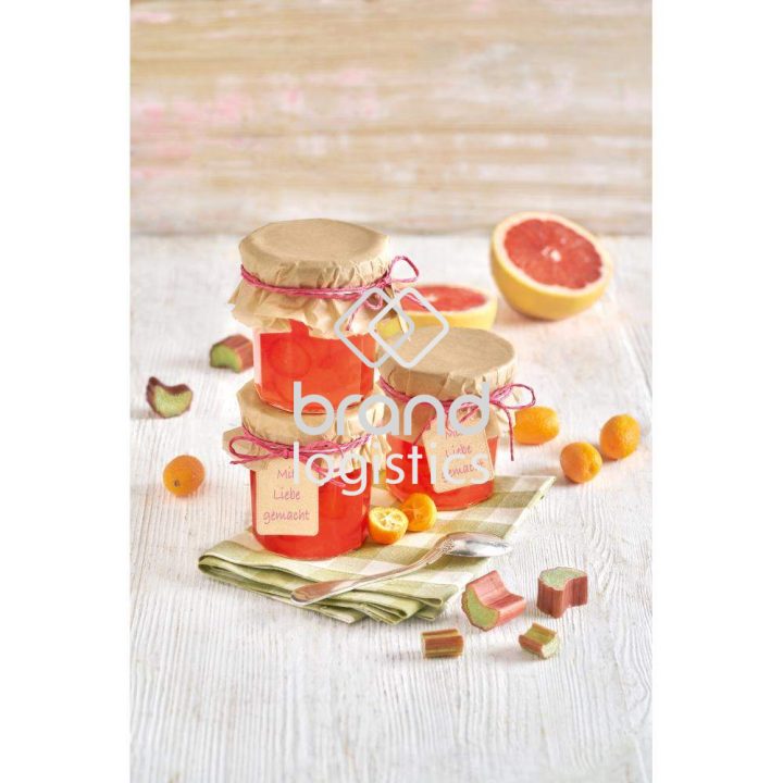 Grapefruit-Rhabarber-Gelee mit Kumquats
