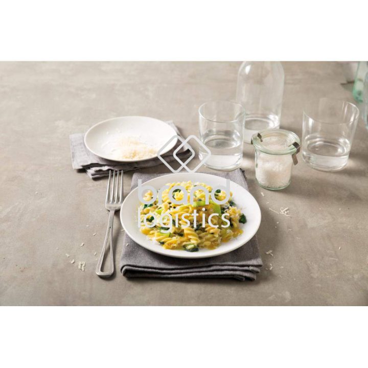 Barilla Fusilli Glutenfrei mit vegetarischer Carbonara