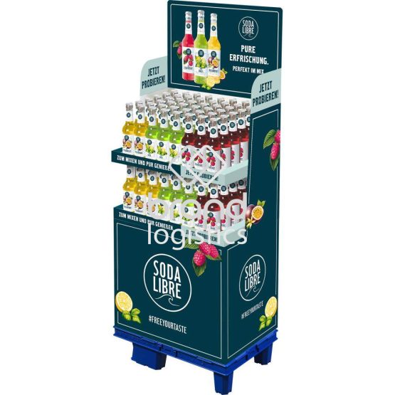 Soda Libre The Basil, The Raspberry, The Passionfruit 96er Mix-Display