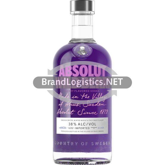 Absolut Wild Berri 38% Vol. 0,7 l