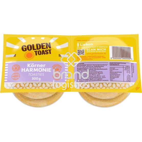 Lieken Golden Toast Körnerharmonie Toasties 300 g