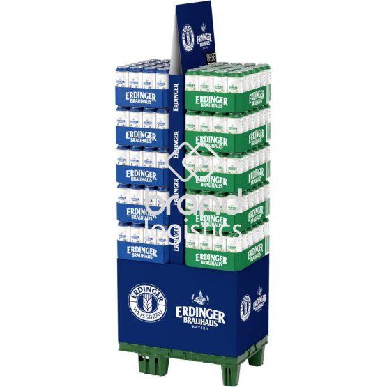 ERDINGER Mix Display Helles + NaturRadler 24 x 0,5 l
