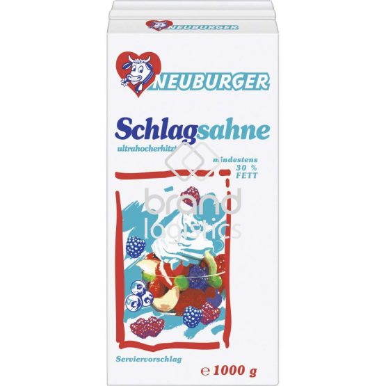 NEUBURGER H-Schlagsahne 30 % Fett 1 l