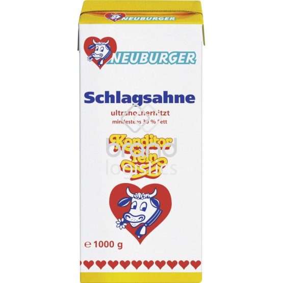 NEUBURGER Konditorfein H-Schlagsahne 30 % Fett 1 l