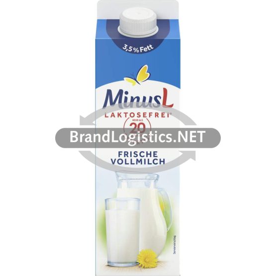 MinusL Frische Vollmilch 3,5 % Fett 1l