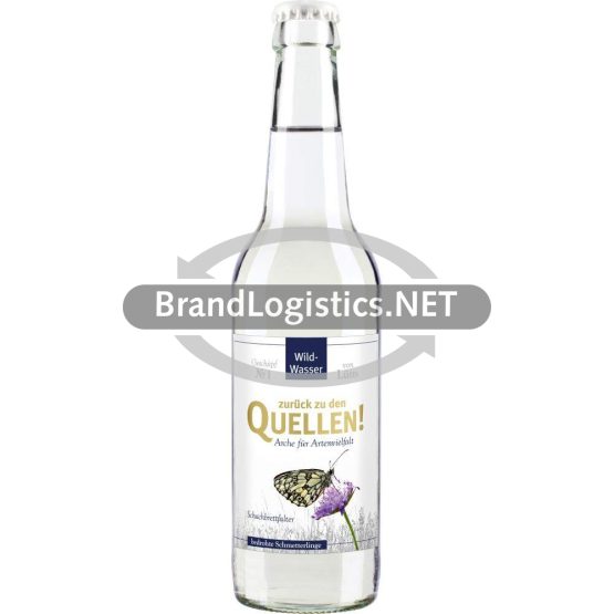 Lütts zurück zu den Quellen! Wild-Wasser Glasflasche 0,33 l
