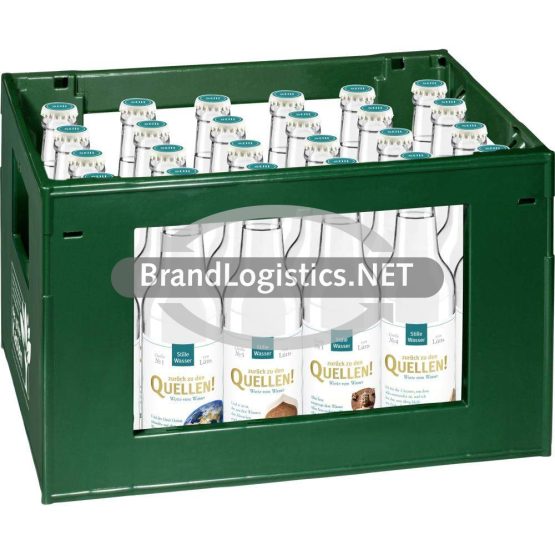 Lütts zurück zu den Quellen! Wild-Wasser Glasflasche 24x0,33 l