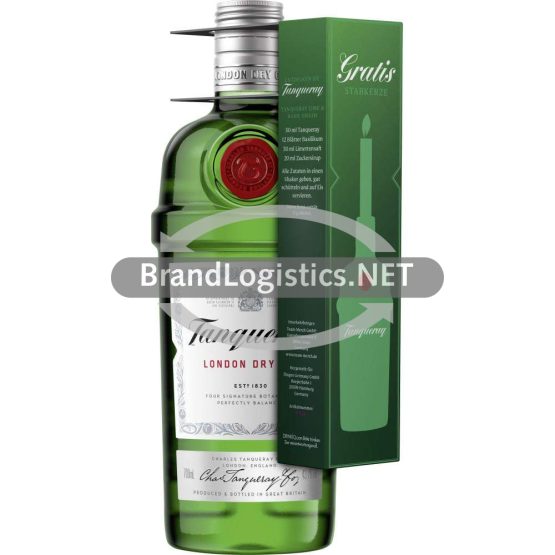 Tanqueray LDG 43,1 % Vol. 0,7 l mit Stabkerze