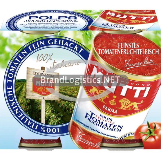 MUTTI 'Polpa Fine' Feinstes Tomatenfruchtfleisch 2 x 400 g