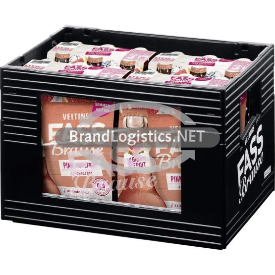 VELTINS Fassbrause Pink Grapefruit 4x6x0,33 l