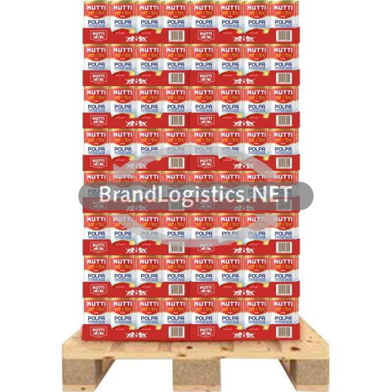 MUTTI 'Polpa Fine' Feinstes Tomatenfruchtfleisch DISPLAY ½ EPAL 576x400 g