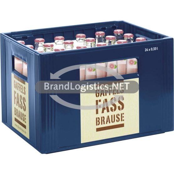 Gaffels Fassbrause Pink Grapefruit Kasten 24x0,33 l