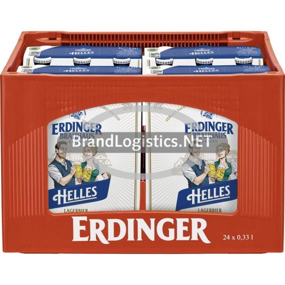 ERDINGER Brauhaus Helles Pinolenkasten 4x6x0,33 l