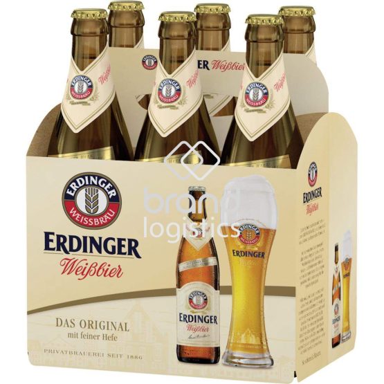 ERDINGER Weißbier mit feiner Hefe 6x0,5 l