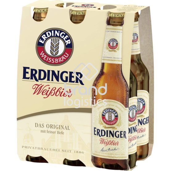 ERDINGER Weißbier mit feiner Hefe Sixpack 6x0,33 l
