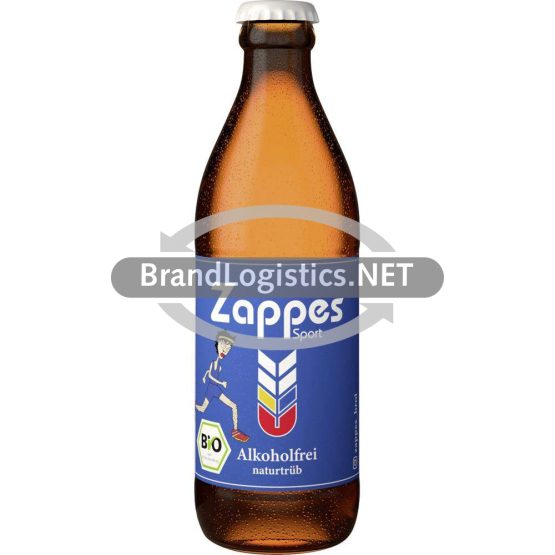 Zappes Bio-Sport Glas-Flasche 0,33 l