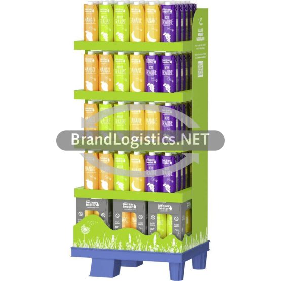 beckers bester Tetra Pak 4-fach Display gold 150x1 l