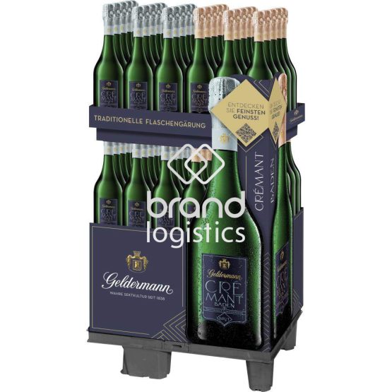 Geldermann Crémant Baden Brut & Rosé 2-fach Display 48x0,75 l