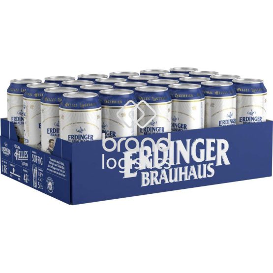 ERDINGER Brauhaus Helles Dose TRAY 24 x 0,5 l