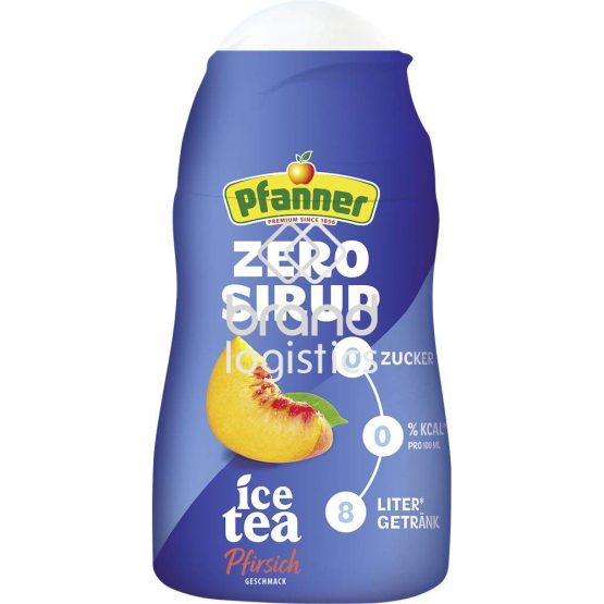 Pfanner Eistee Pfirsich Zero Sirup 1:140