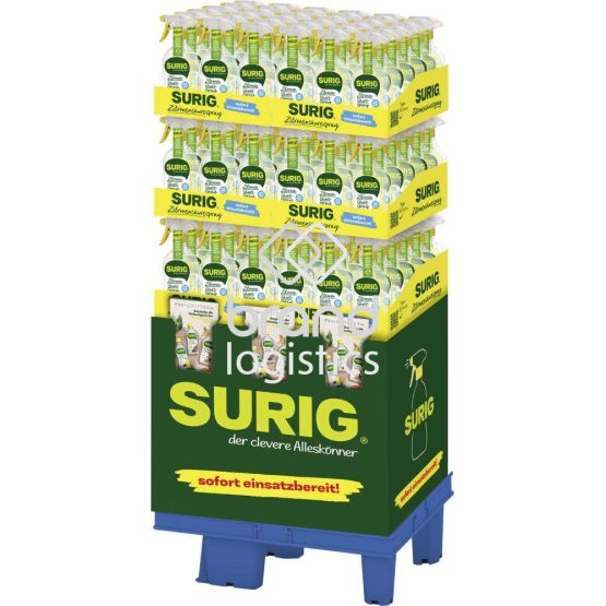 SURIG Zitronensäurespray 9,5% hell Display 108x500 ml