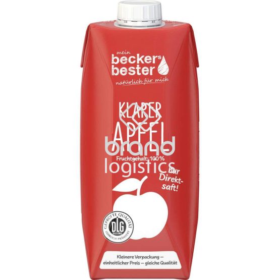 beckers bester Apfelsaft klar 100% Direktsaft 0,75 l