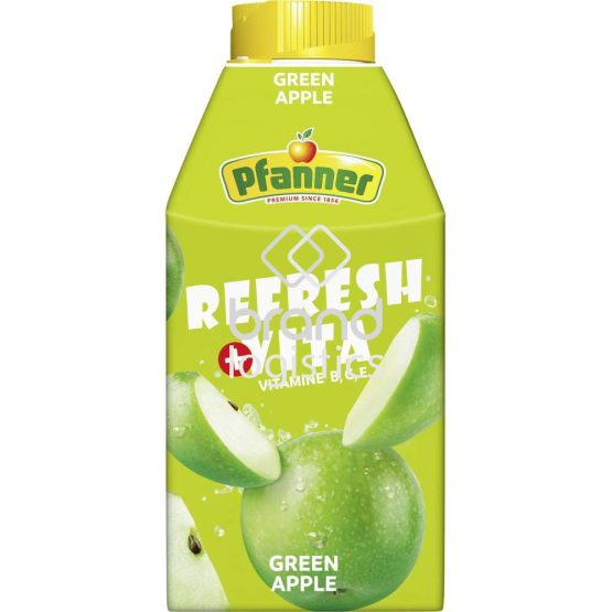 Pfanner Refresh+Vita Green Apple B+C+E Getränk 10 % 0,5 l