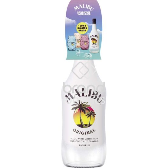 4005971400381-Malibu Original 18% vol. 0,7 l On-Pack mit Glas Frühjahrs Promotion 2026