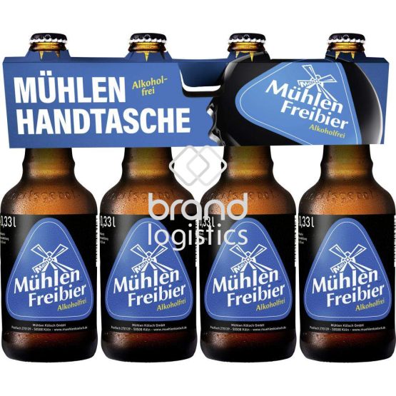 Mühlen Freibier Flasche Gourmet 4-Pack 4x0,33 l MW