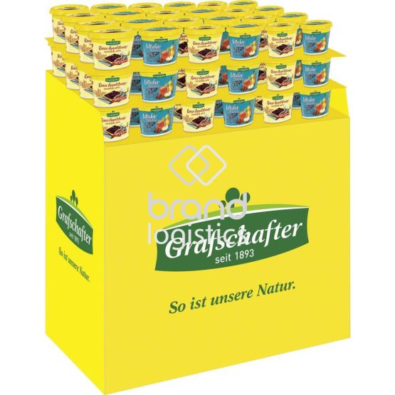 Grafschafter Rinse Appelstroop/Lütticher Delikatesse 2-fach 1/4CH Display 72x300 g