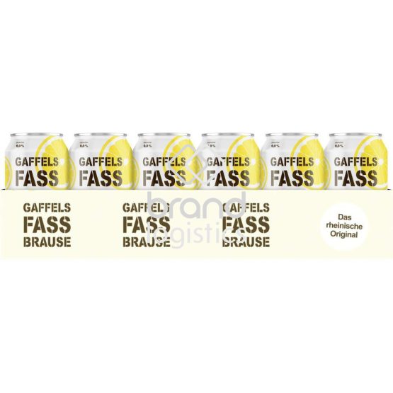 Gaffels Fassbrause Zitrone Dose 24x0,33 l EW