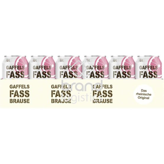 Gaffels Fassbrause Pink Grapefruit Dose 24x0,33 l EW