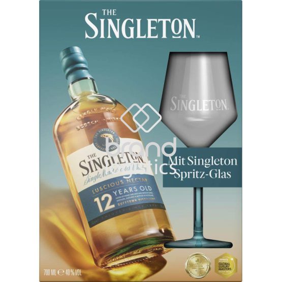The Singleton 12Y 40 % Vol. 0,7 l mit Apple Spritz-Glas