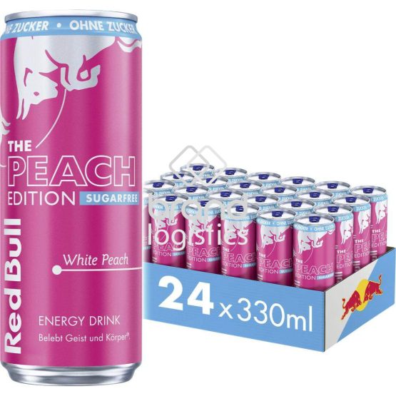 Red Bull Peach Edition White Peach Sugarfree Tray 24x330 ml DPG E-Commerce