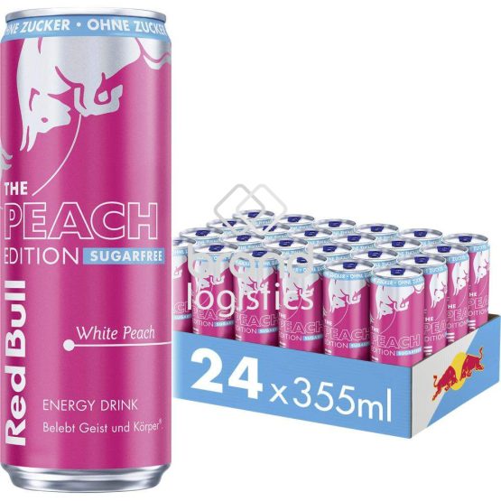 Red Bull Peach Edition White Peach Sugarfree Tray 24x355 ml DPG E-Commerce
