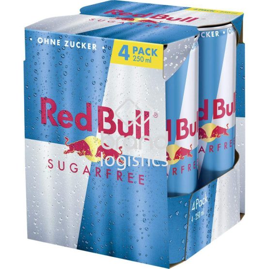 Red Bull Energy Drink Sugarfree, 4 x 250ml EINWEG