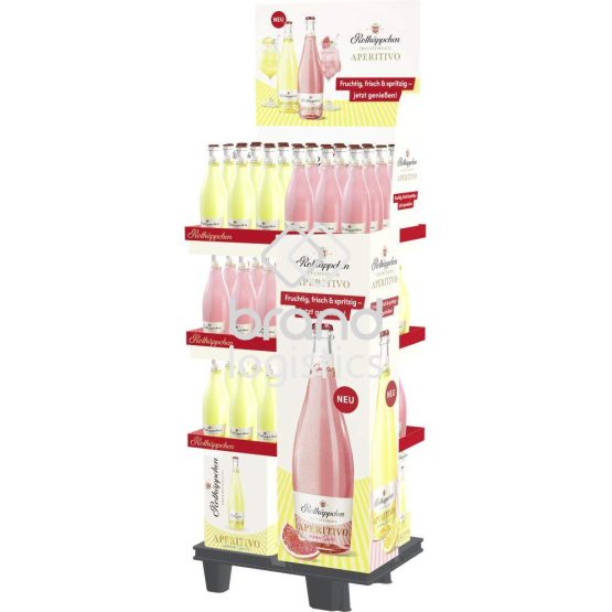 Rotkäppchen Fruchtsecco Aperitivo Lemon Spritz/Rosa Spritz 2-fach Display 114x0,75 l