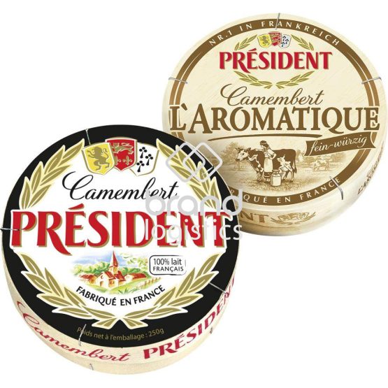 Président Camembert L'Original 45 % Fett i. Tr. 250 g + Camembert L’Aromatique 250 g
