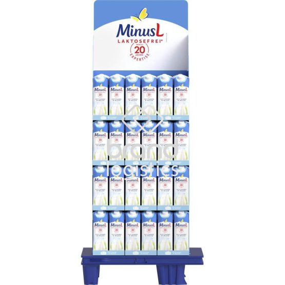 MinusL Laktosefreie* H-fettarme Milch 120 x 1 l Display