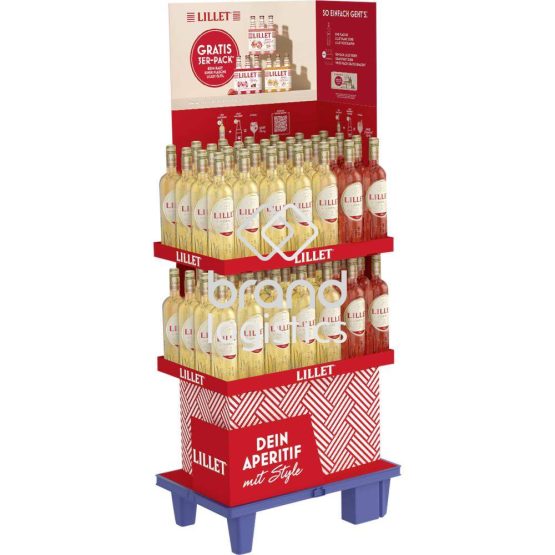 Lillet Blanc und Rose 17% 2-fach sortiert - Display 54x0,75 l