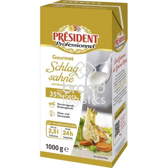 Président Professionnel Gourmet Schlagsahne 35% 1 kg