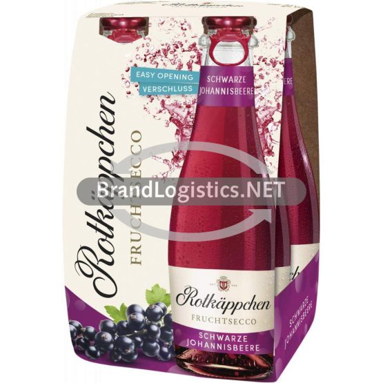Rotkäppchen Fruchtsecco Schwarze Johannisbeere Mehrpack 4x0,2 l