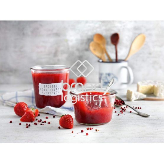 Erdbeer-Rosa-Beeren-Aufstrich