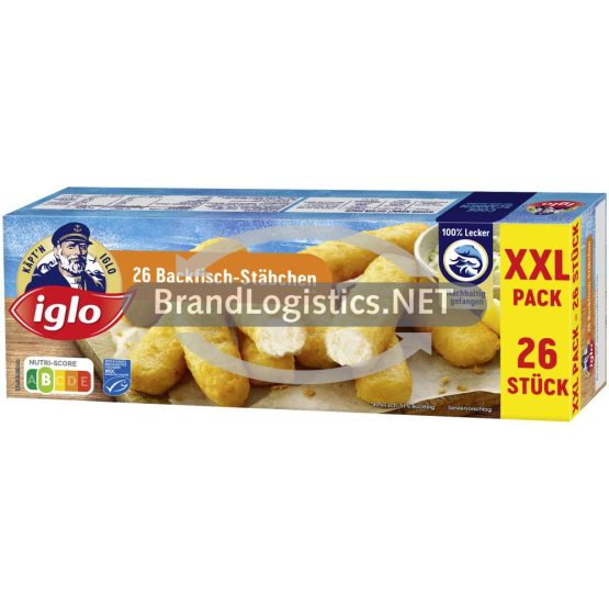 iglo 26 Backfisch- Stäbchen XXL 728 g