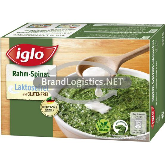 iglo Rahm-Spinat laktose-und glutenfrei 550 g