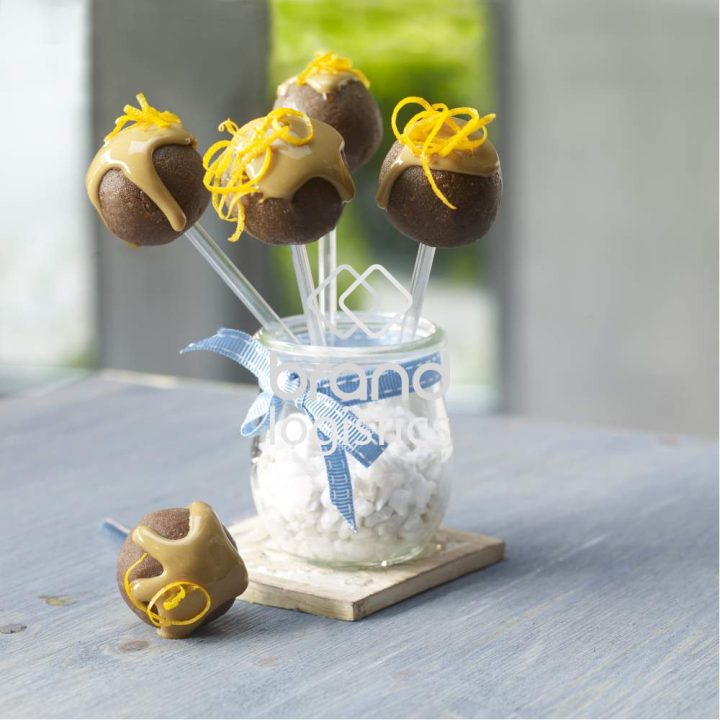Schoko-Orangen-Cake-Pops ohne Backen