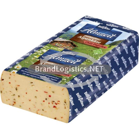 Bergader Almzeit gerauchter Alpenkäse Chili-Paprika 45%